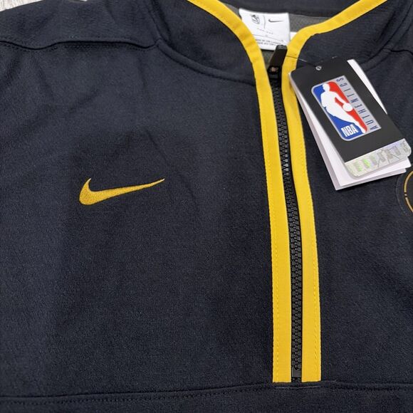 NWT Golden State Warriors 1/4 Zip Pullover Men L Nike Dri Fit NBA City Edition - Picture 4 of 9